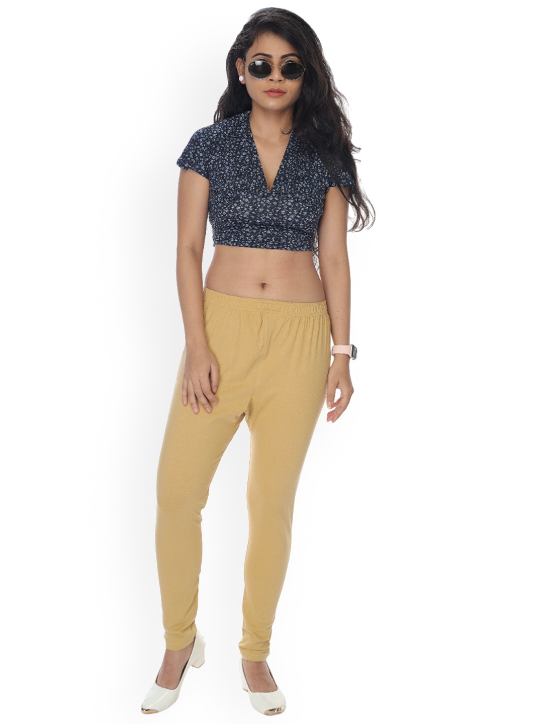 

Comfy Pro Churidar -Length Leggings, Beige