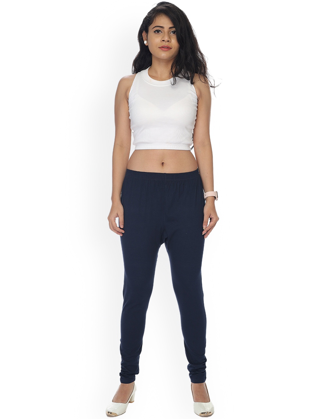 

Comfy Pro Churidar-Length Leggings, Navy blue
