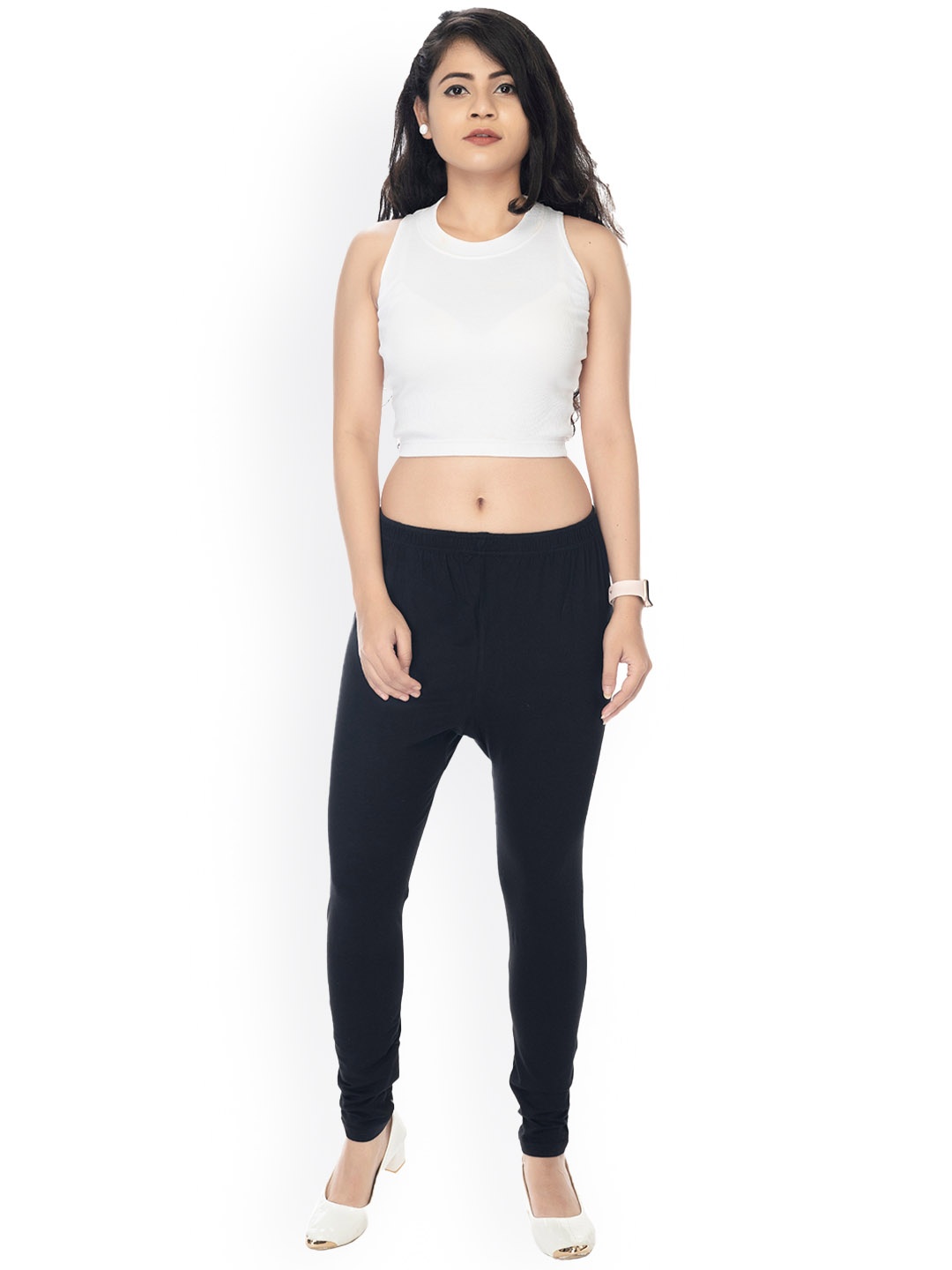 

Comfy Pro Churidar-Length Leggings, Black