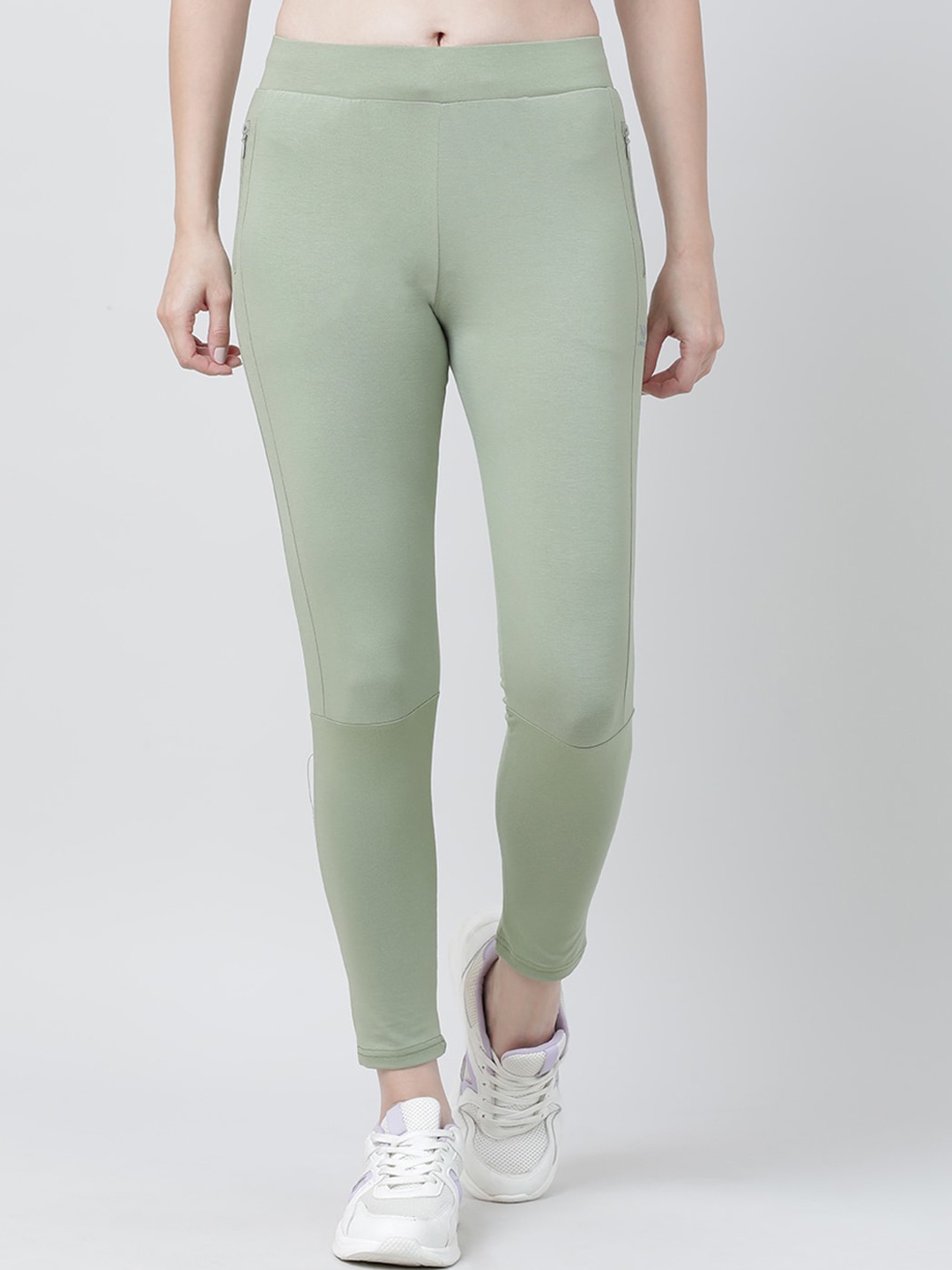 

Lovable Sport Women Lycra Slim-Fit Ankle-Length Yoga Tights, Green