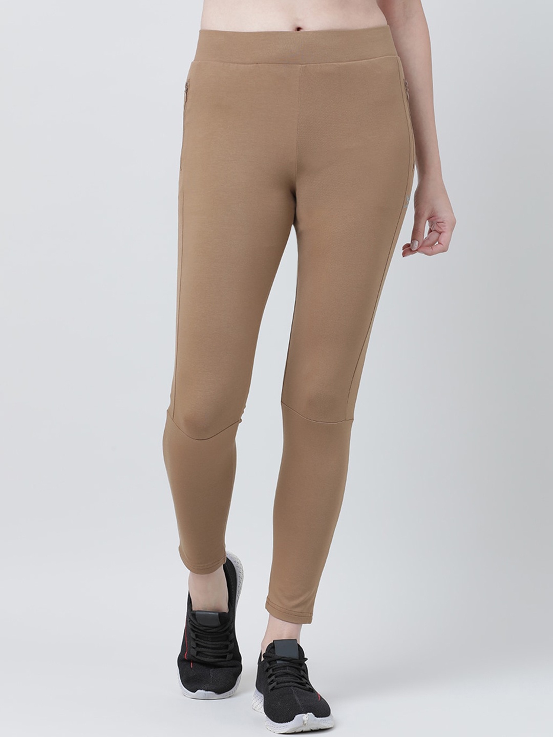 

Lovable Sport Women Slim-Fit Ankle-Length Yoga Tights, Khaki