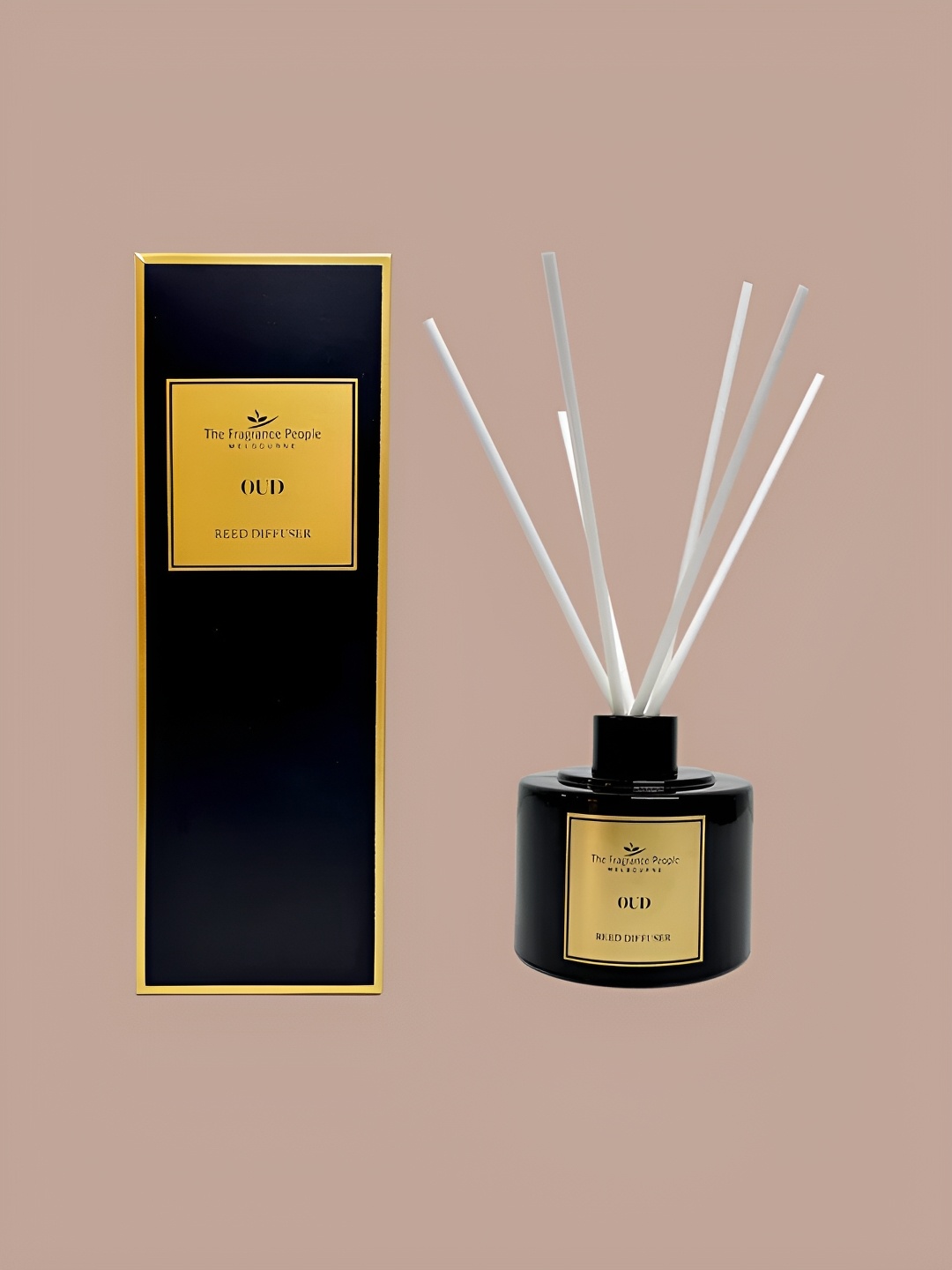 

The Fragrance People Reed Diffuser Set Oud Home Fragrances, Transparent