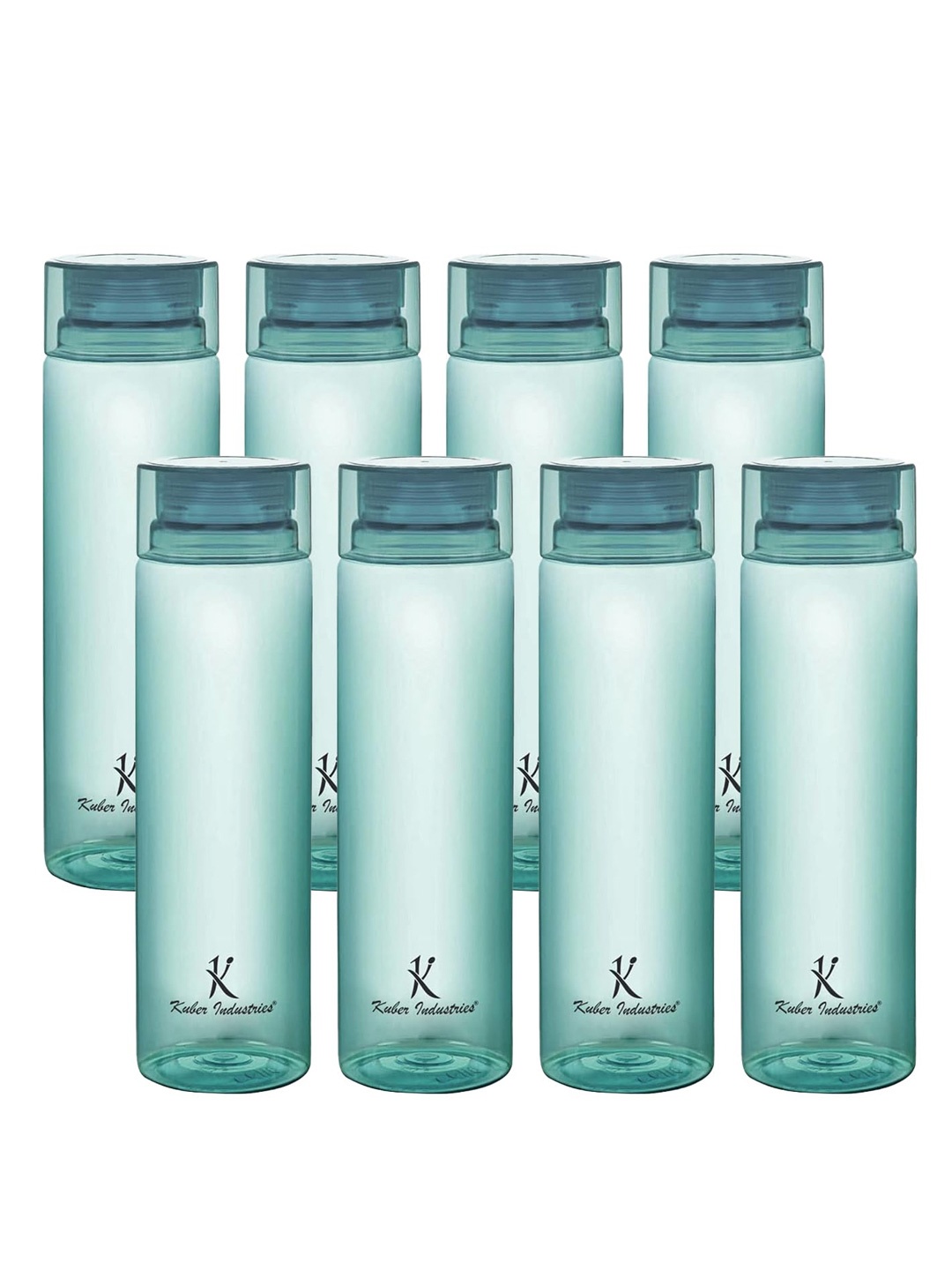 

Kuber Industries Green Set of 8 Plastic Solid Water Bottle