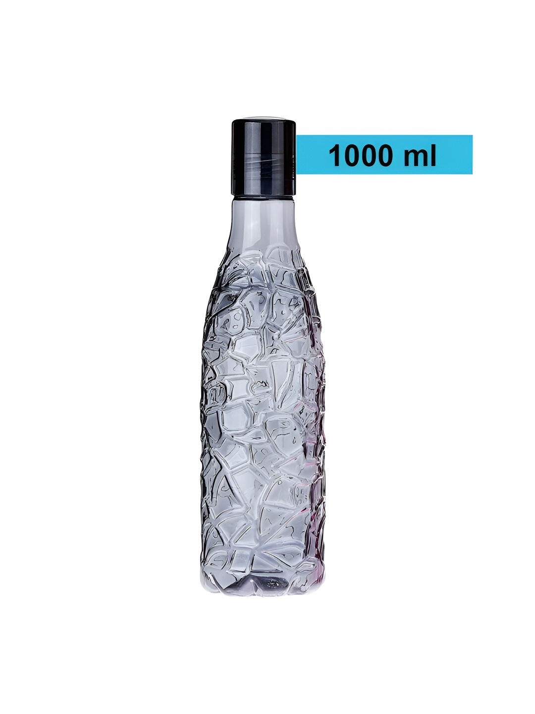 

Kuber Industries Black Set of 6 Plastic Solid Water Bottle