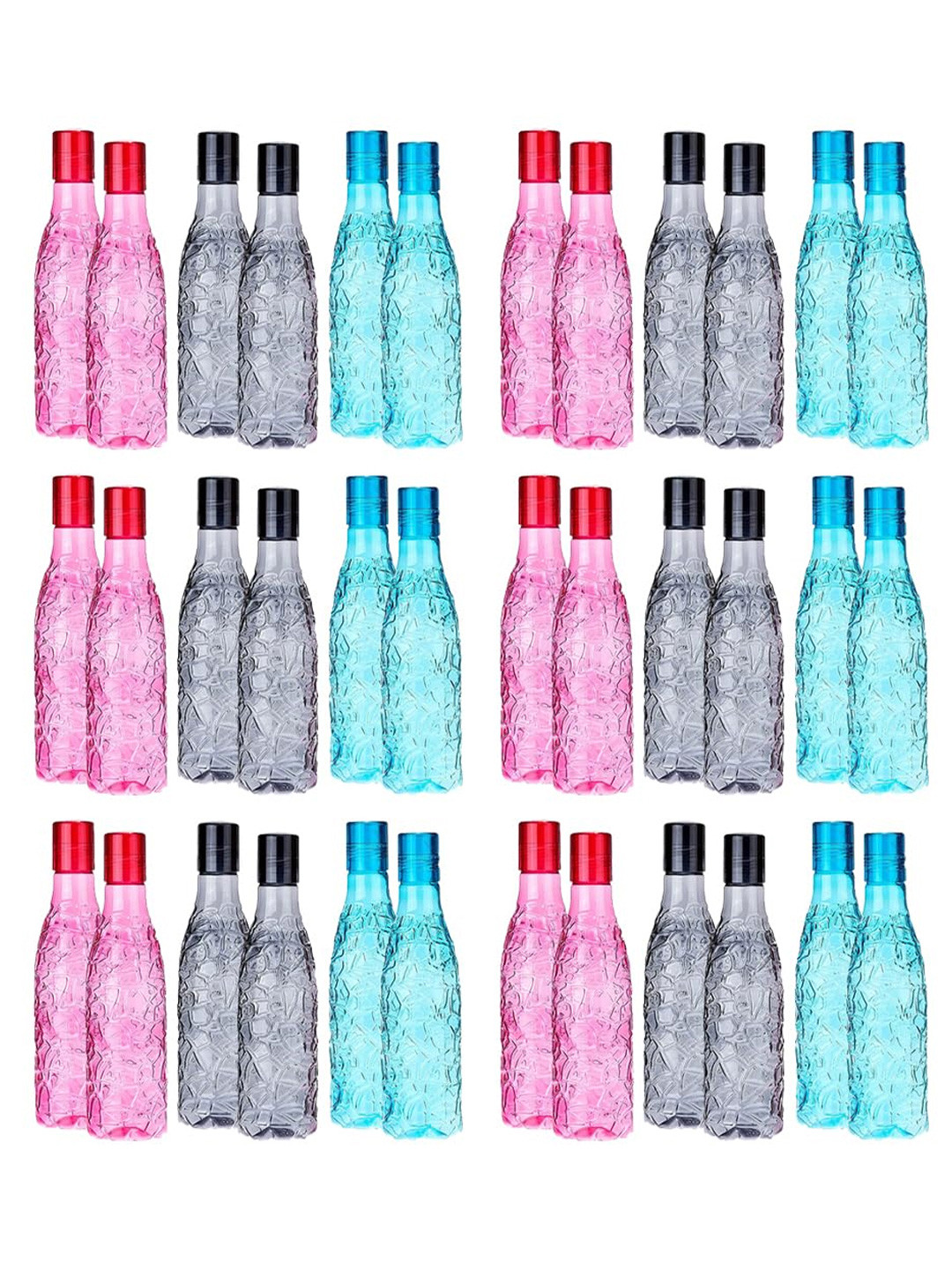 

Kuber Industries Assorted Set of 6 Plastic Solid Water Bottle