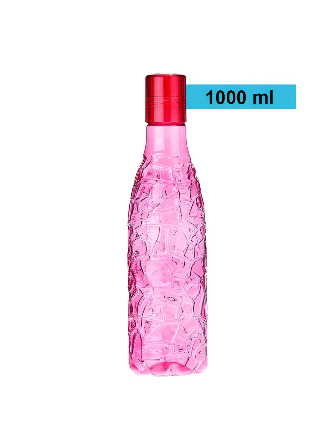 

Kuber Industries Pink Set of 4 Plastic Solid Water Bottle