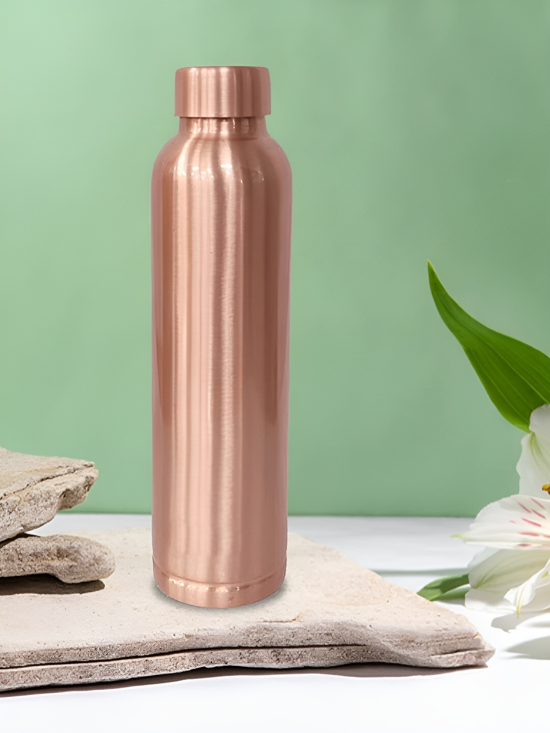 

Kuber Industries Black Set of 6 Copper Solid Water Bottle