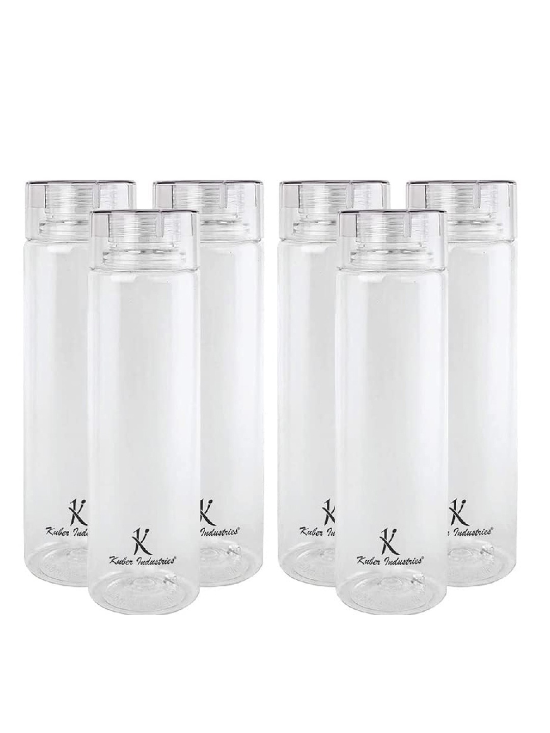 

Kuber Industries Transparent 18pcs Plastic Solid Water Bottle