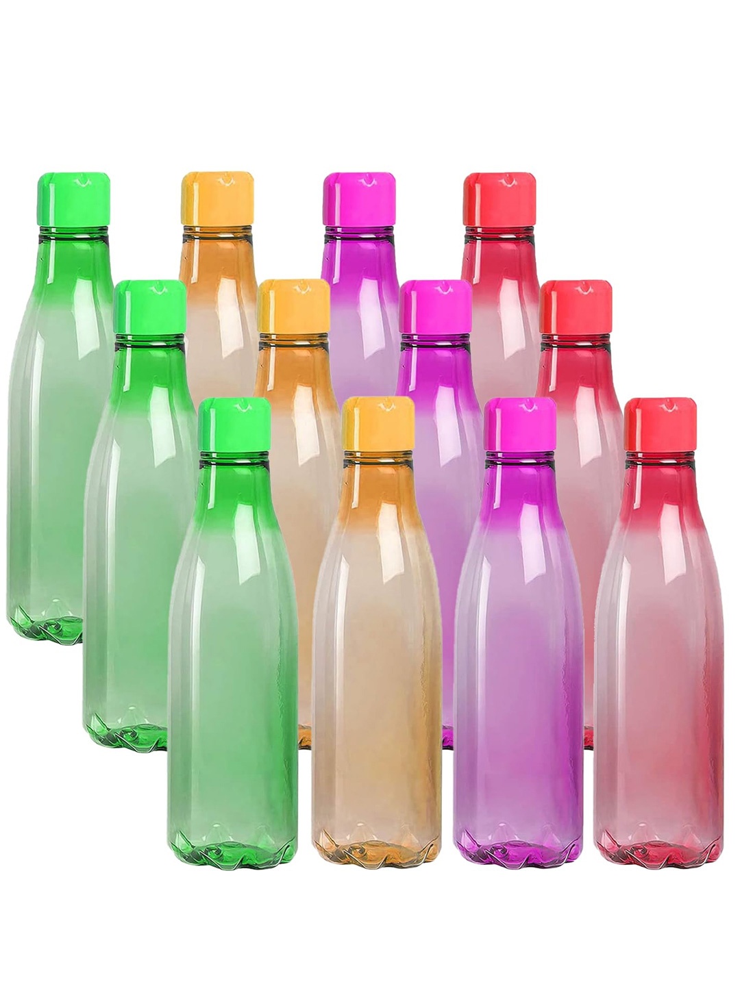 

Kuber Industries Assorted Set of 6 Plastic Printed Water Bottle