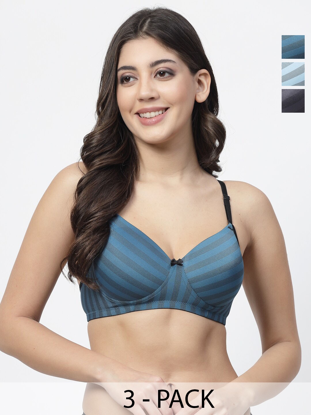 

Docare Bra Full Coverage Lightly Padded, Blue