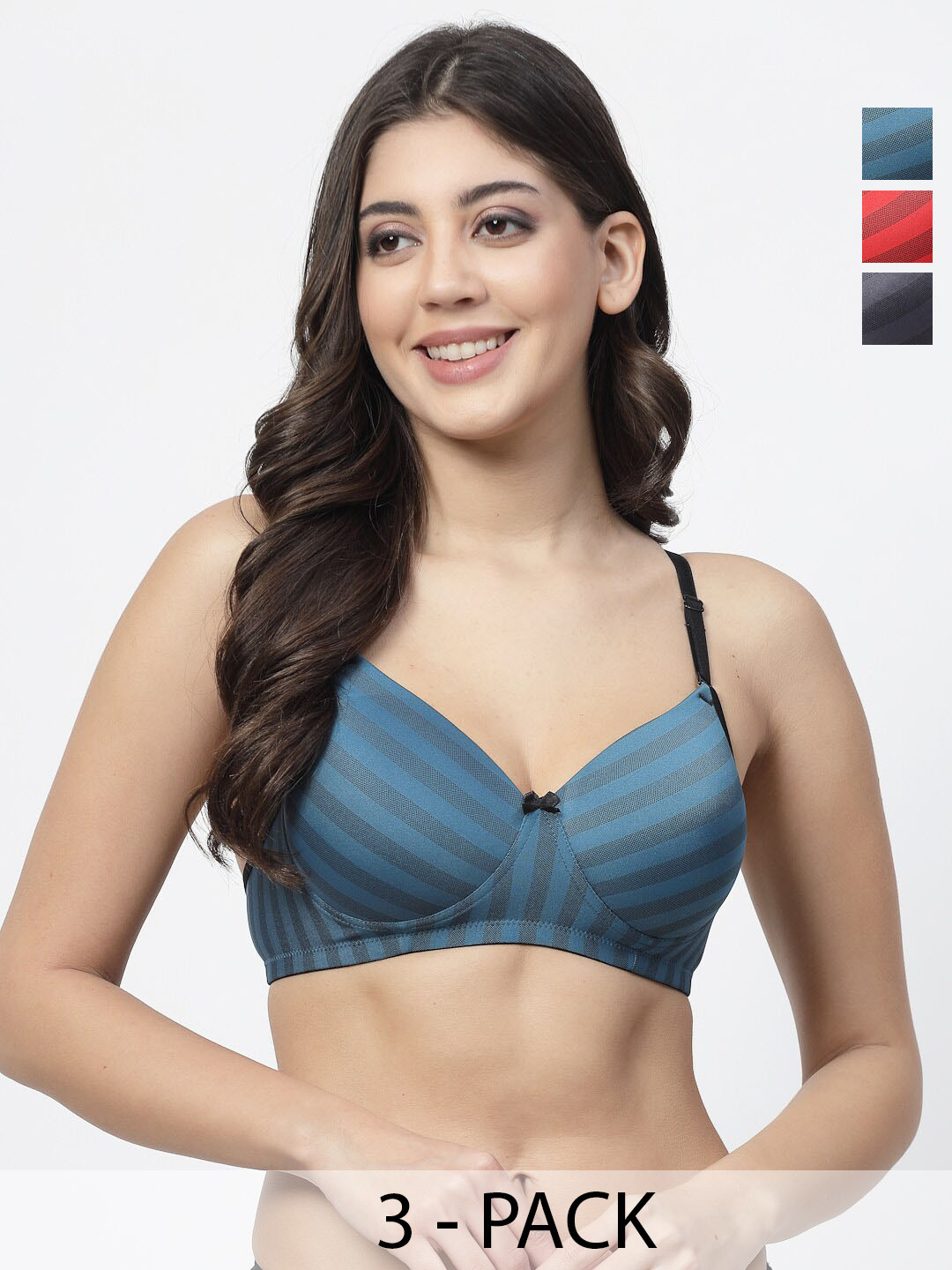 

Docare Bra Full Coverage Lightly Padded, Blue