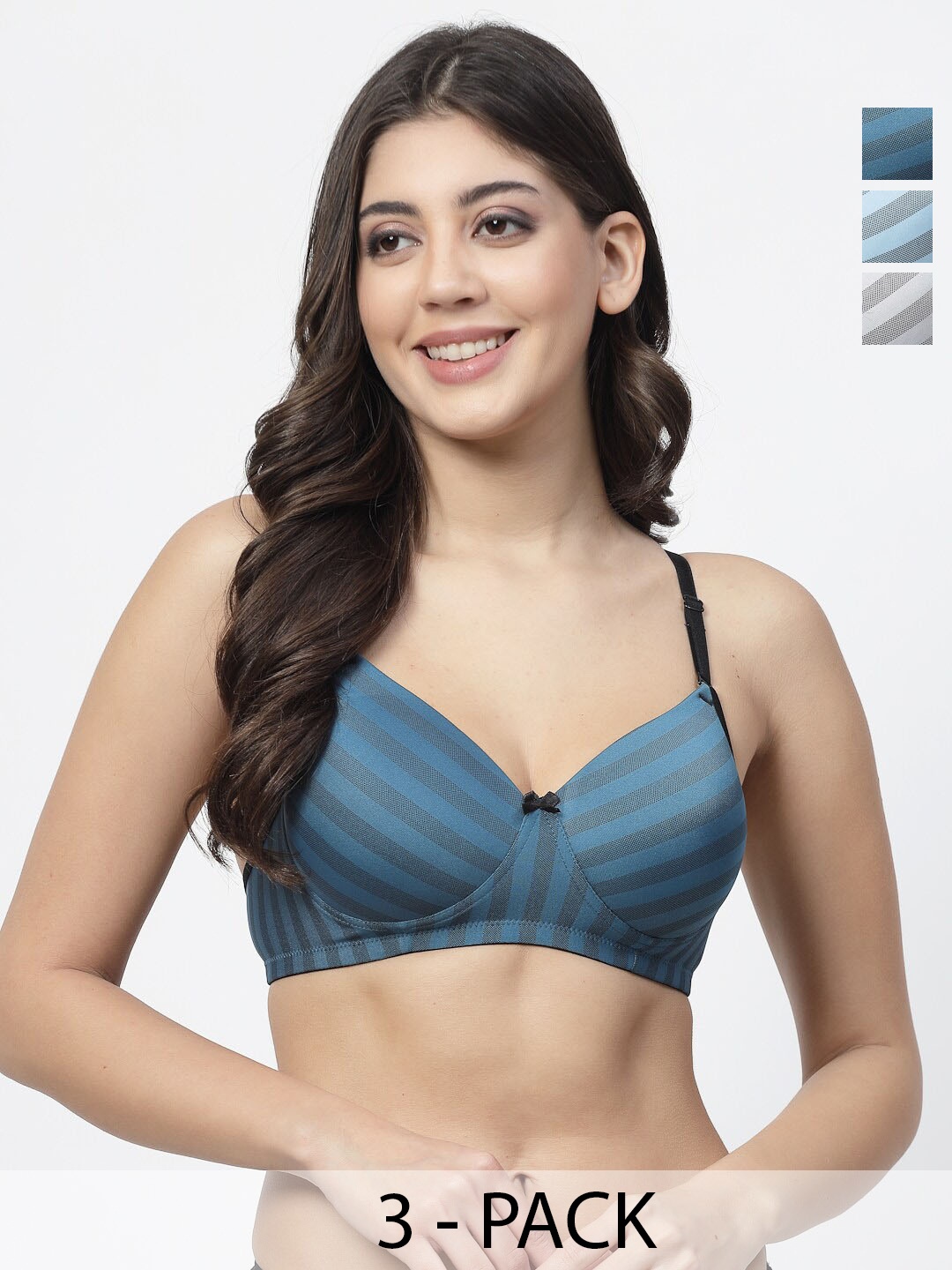 

Docare Bra Full Coverage Lightly Padded, Blue