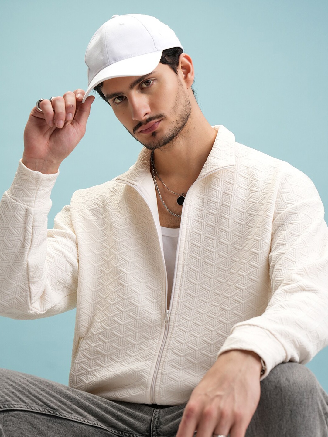 

HIGHLANDER Men Sweatshirt, White