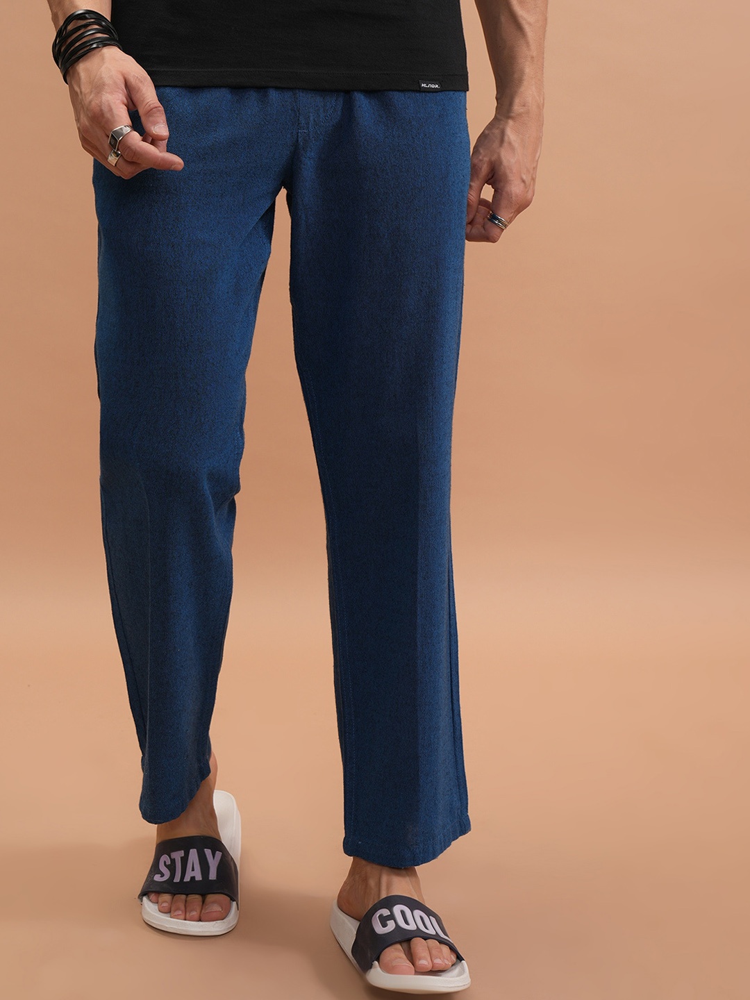 

HIGHLANDER Men Trousers, Blue