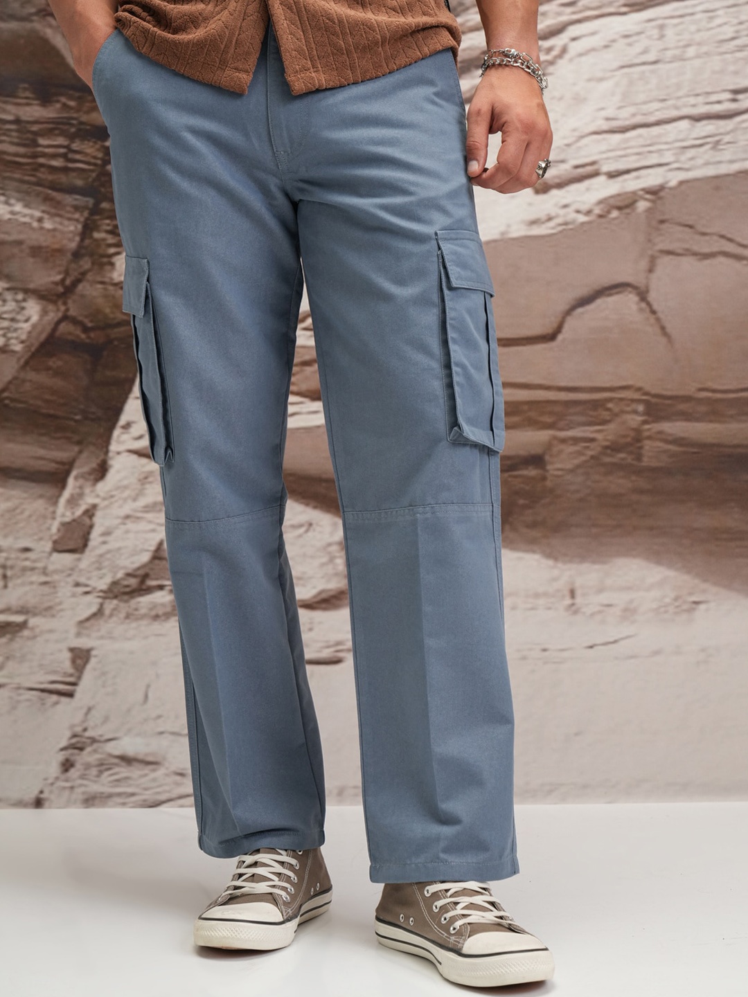 

HIGHLANDER Men Cargos Trousers, Pink