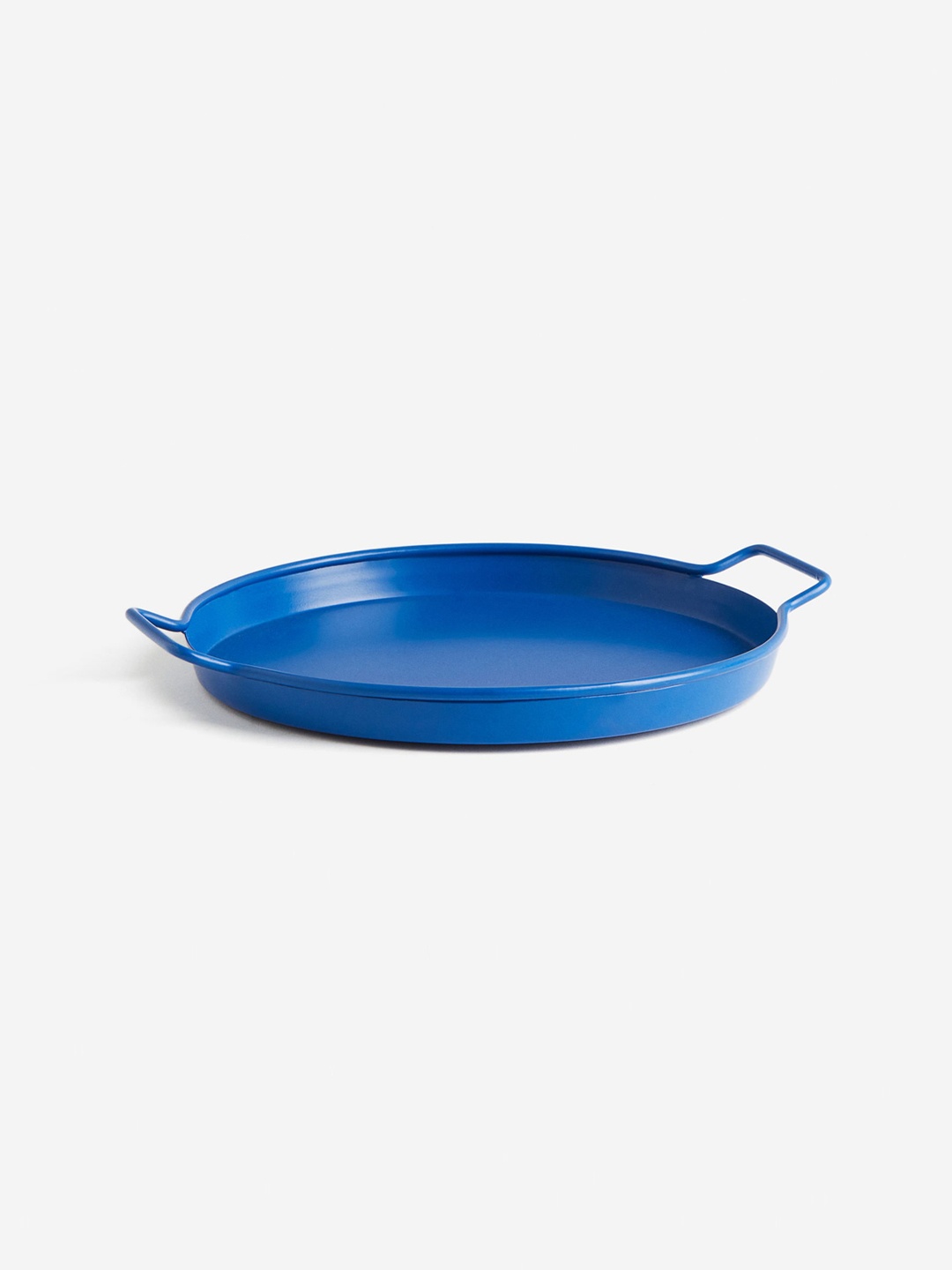

H&M Blue Round Metal Tray