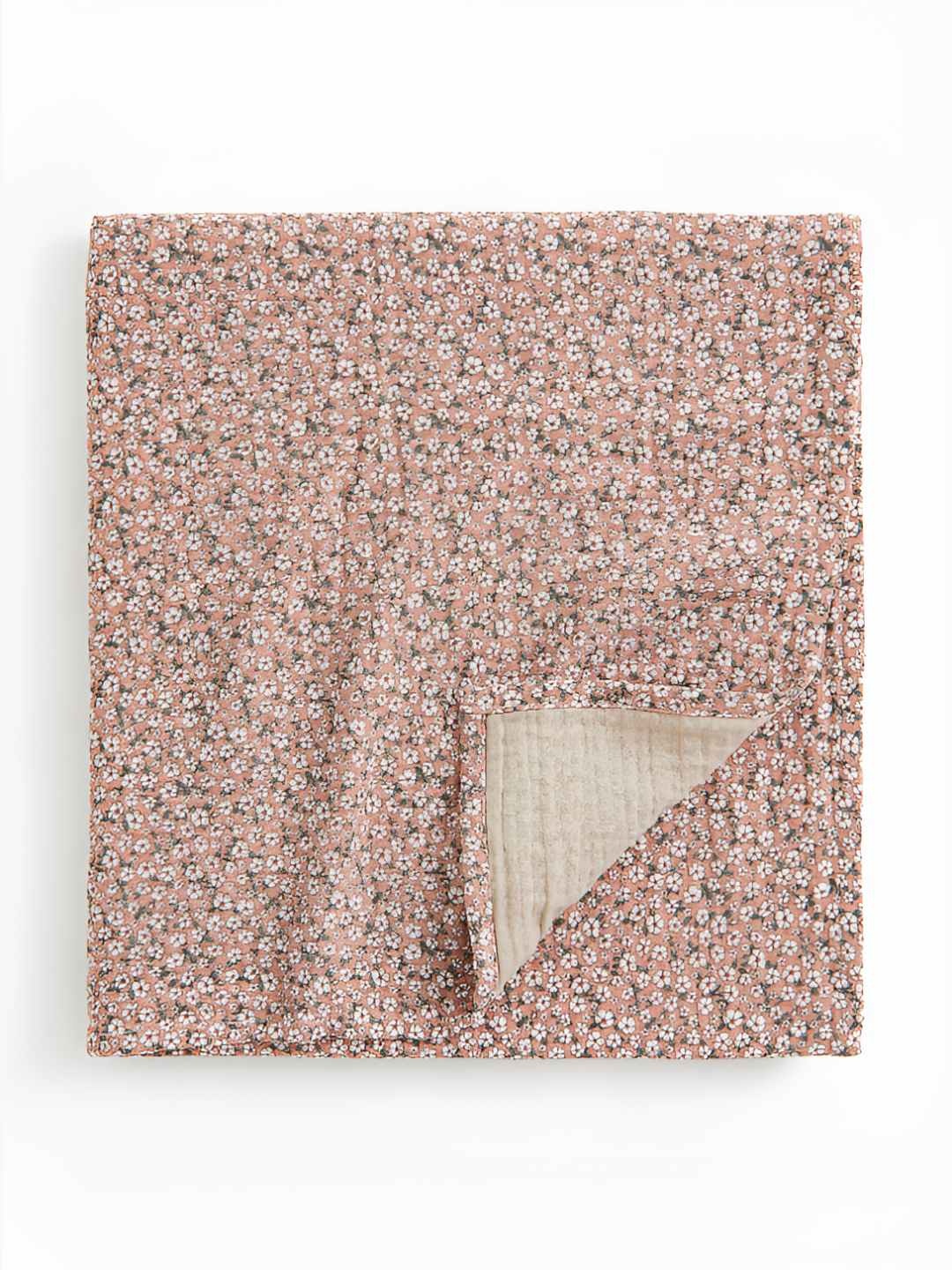 

H&M Boys Pink Cotton Printed Muslin Blanket