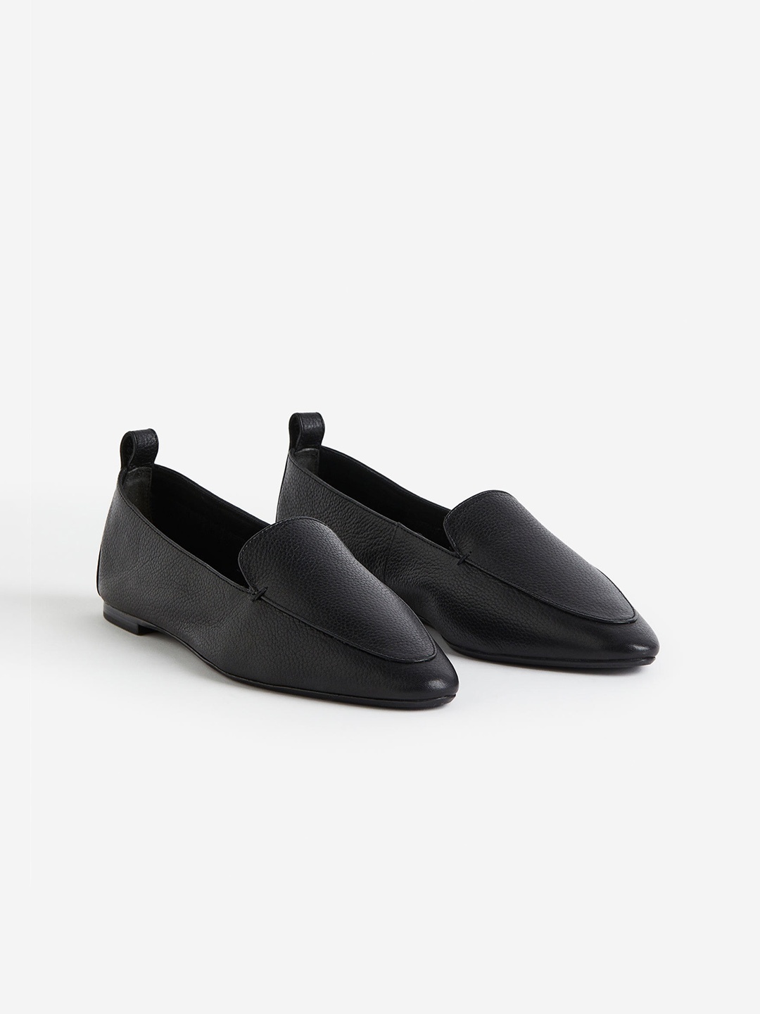 

H&M Women Suede Loafers, Black