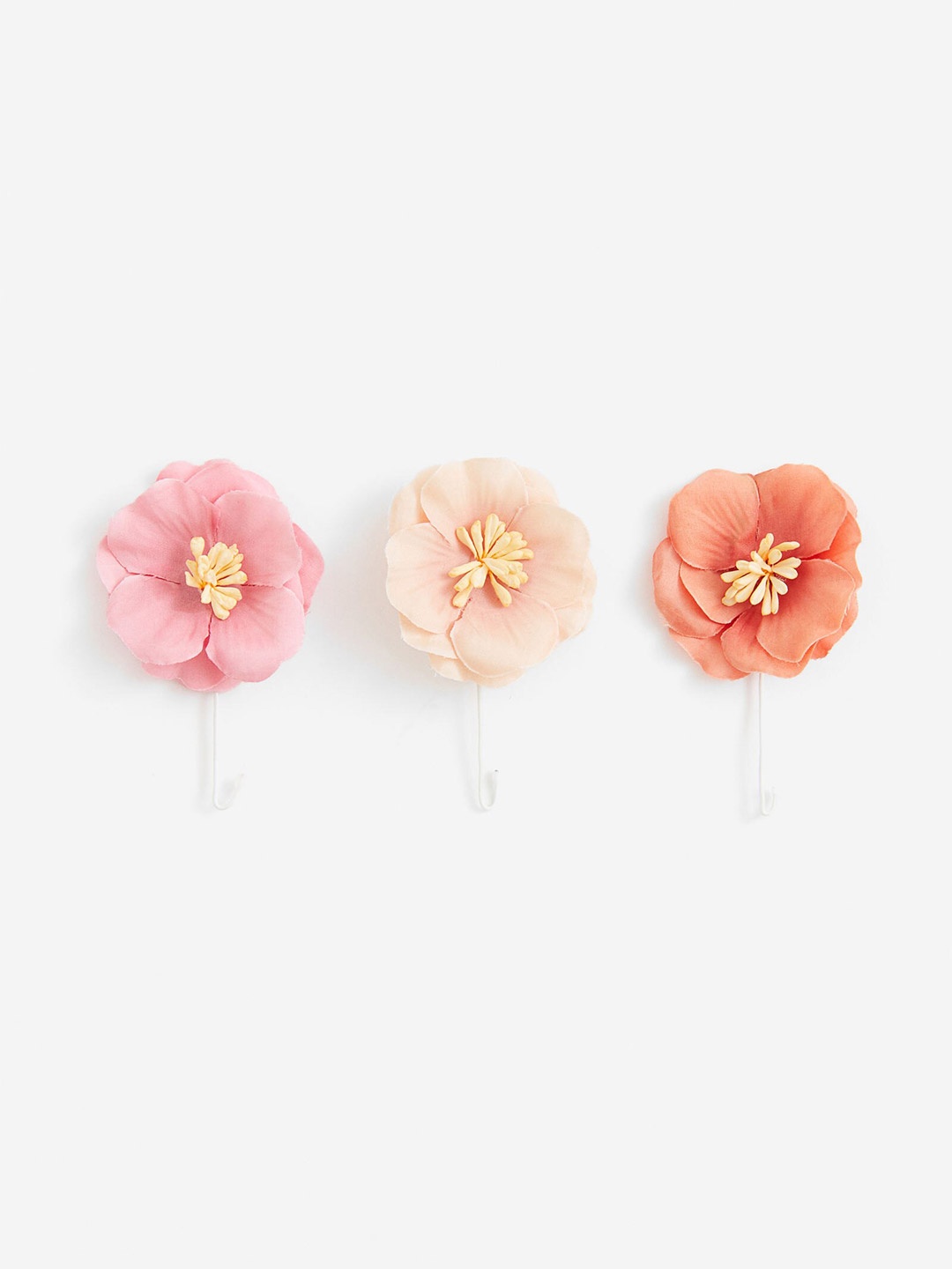 

H&M 3-Pack Flower Decorations, Pink