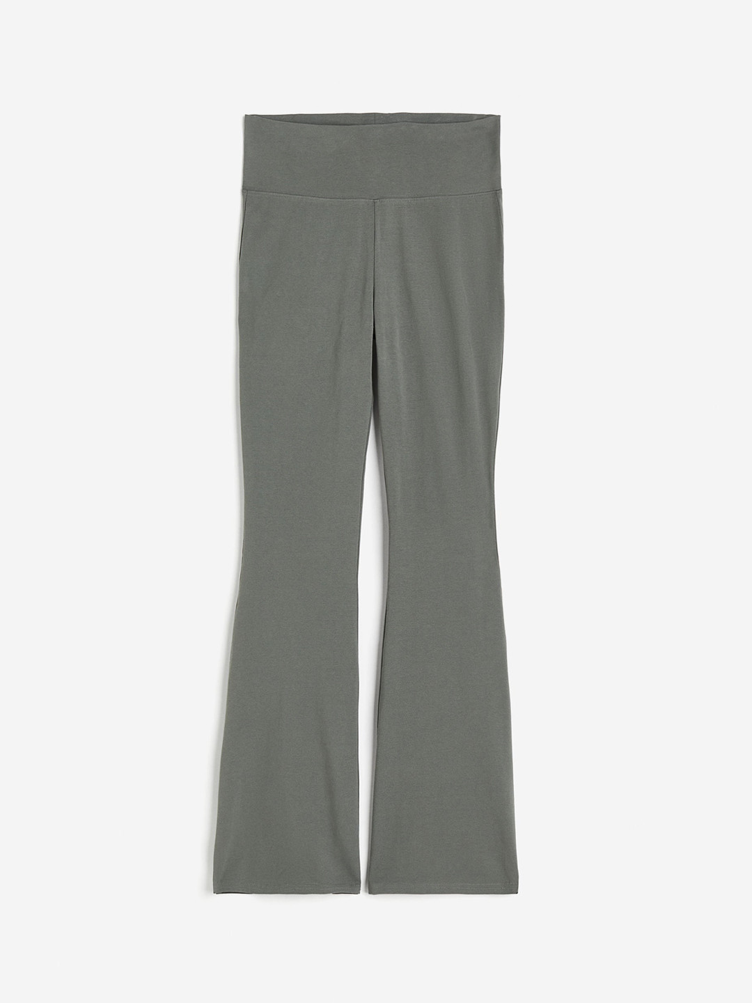 

H&M Women Flared Leggings, Green