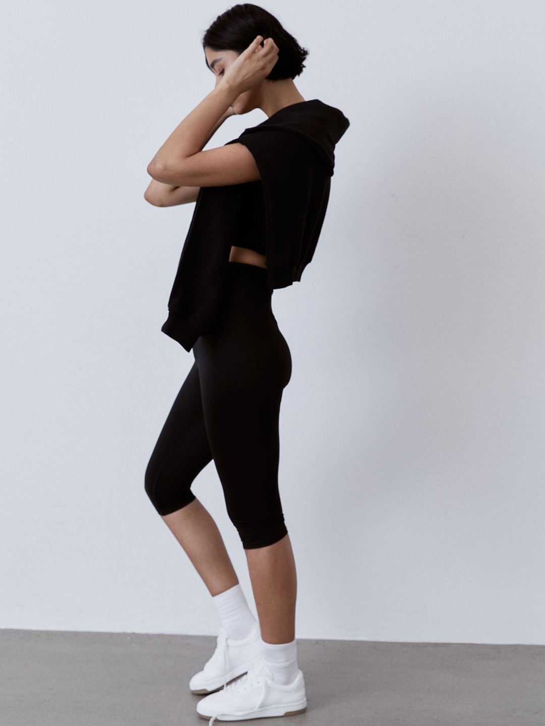 

H&M Softmove Capri Sports Tights, Black