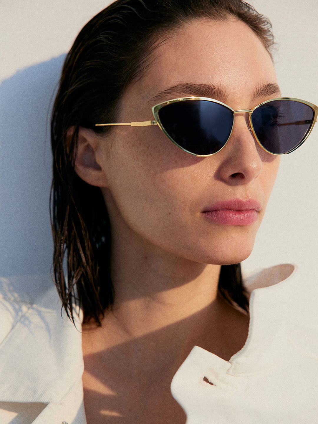 

H&M Women Cat Eye Sunglasses 1226351001, Black