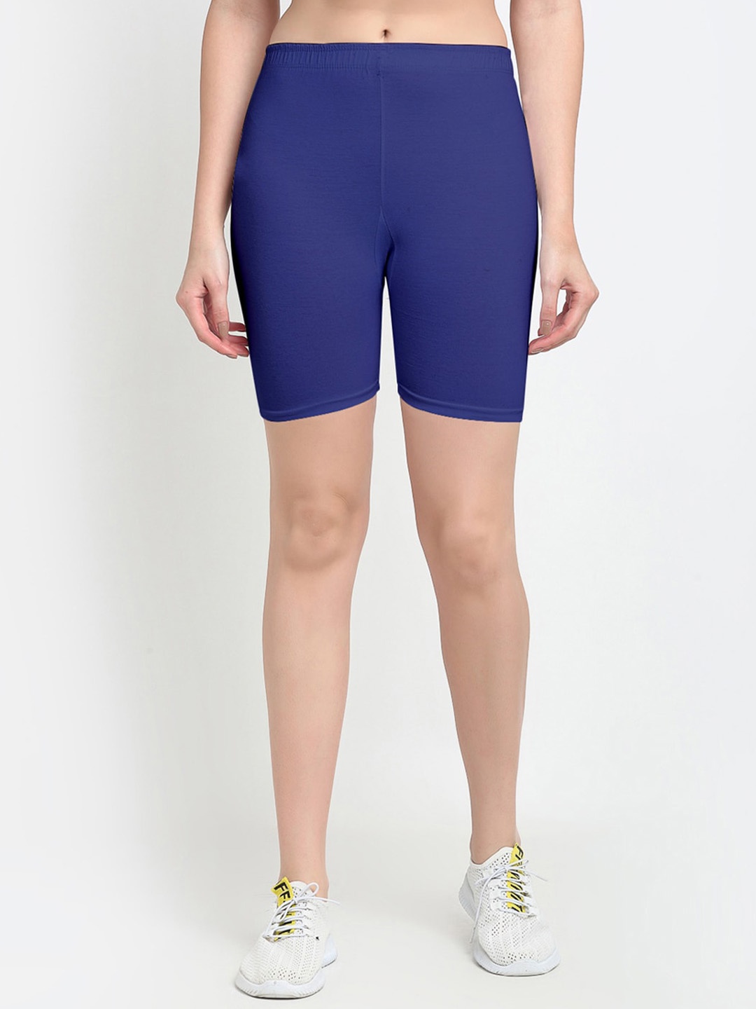 

Jinfo Women Skinny Fit Cycling Sports Shorts, Blue