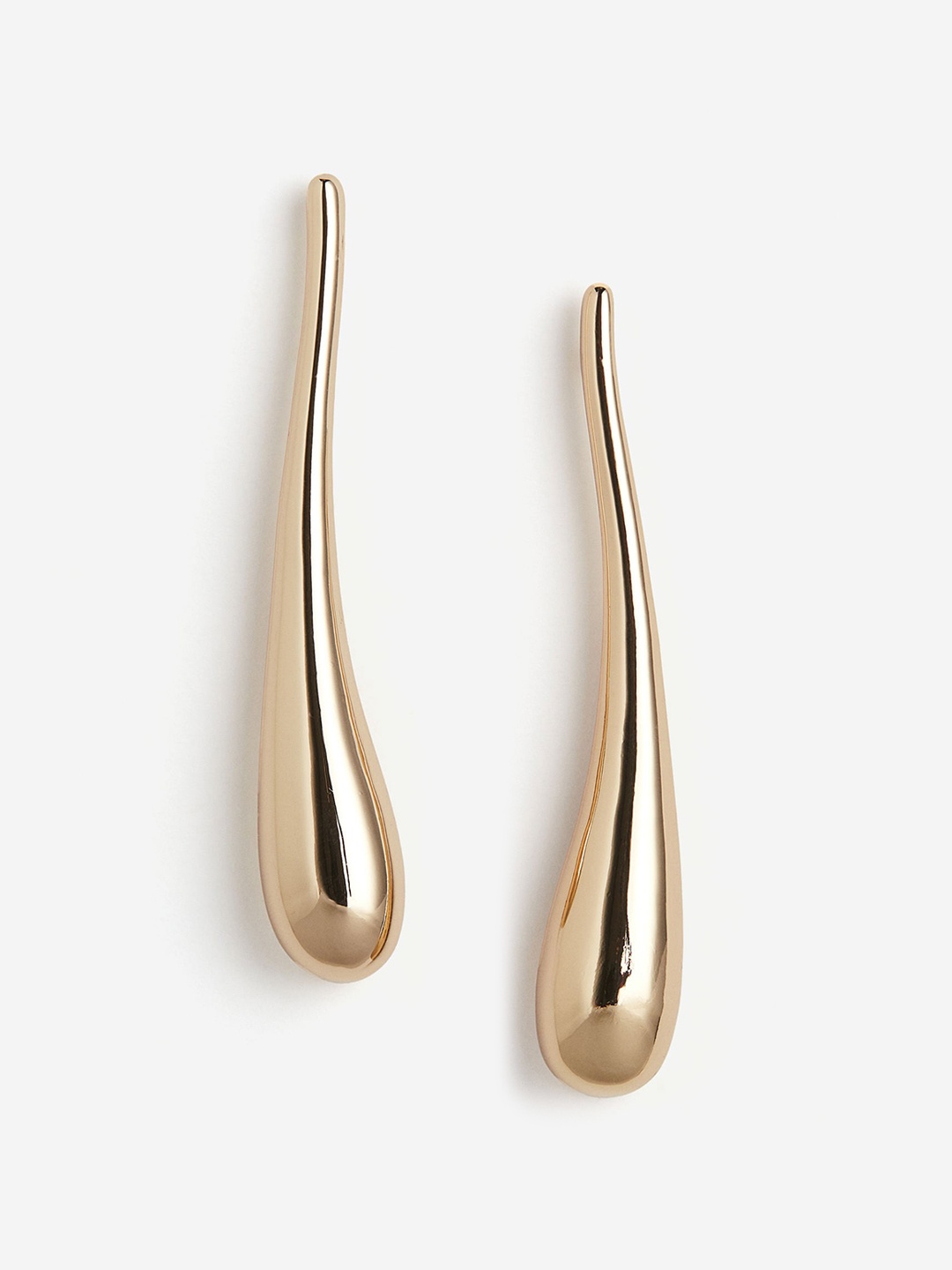 

H&M Drop-Shaped Earrings, Gold