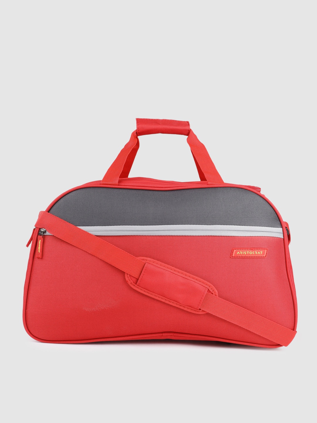 

Aristocrat Colourblocked Enigma Medium Duffel Bag, Red