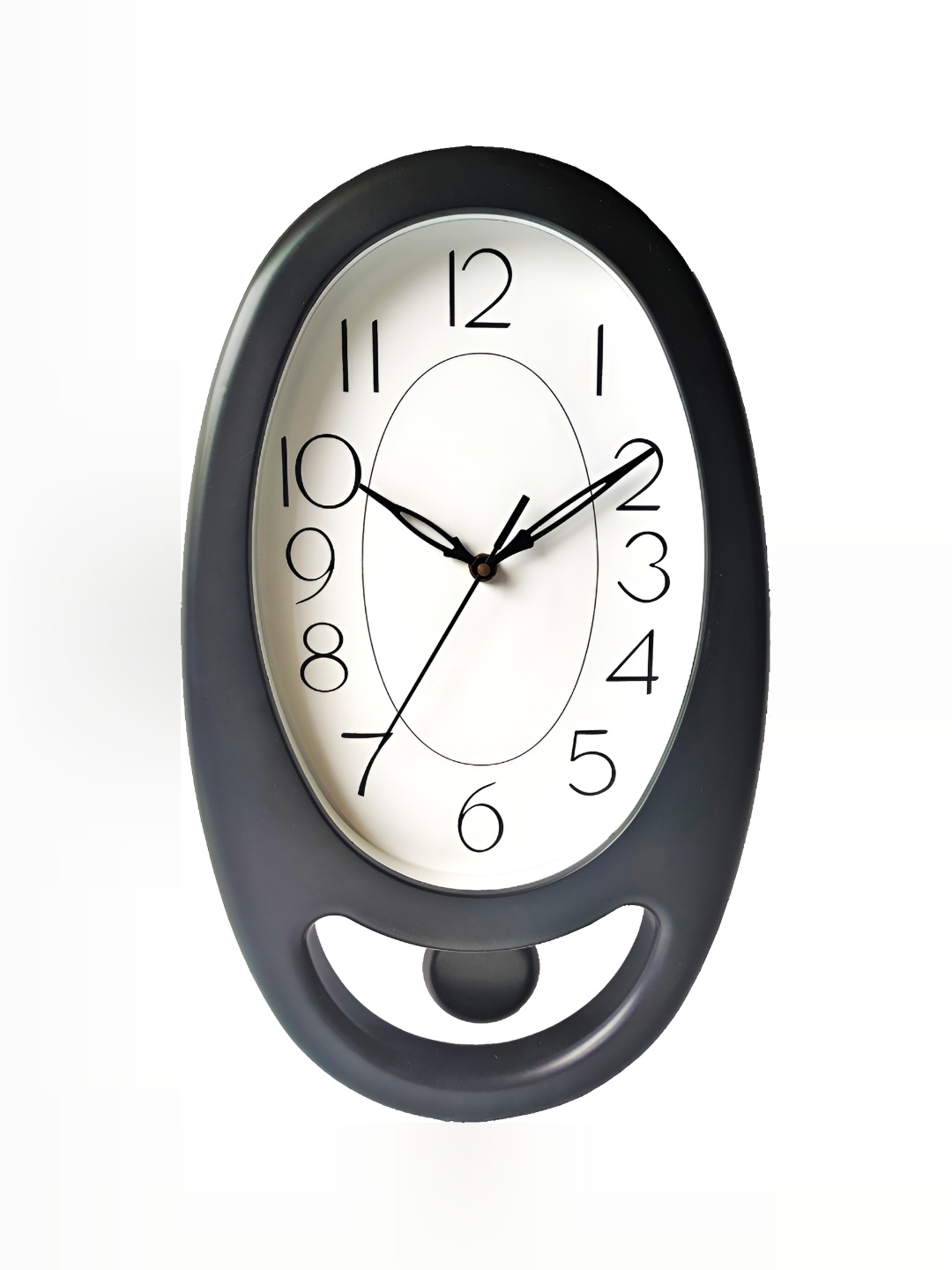 

masstone Black & White Contemporary Wall Clock