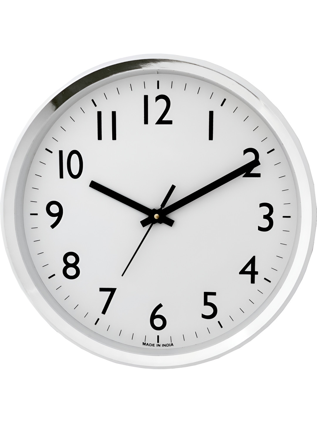 

masstone White & White Contemporary Wall Clock