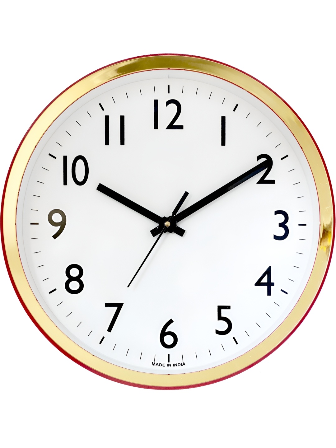 

masstone Red & White Contemporary Wall Clock