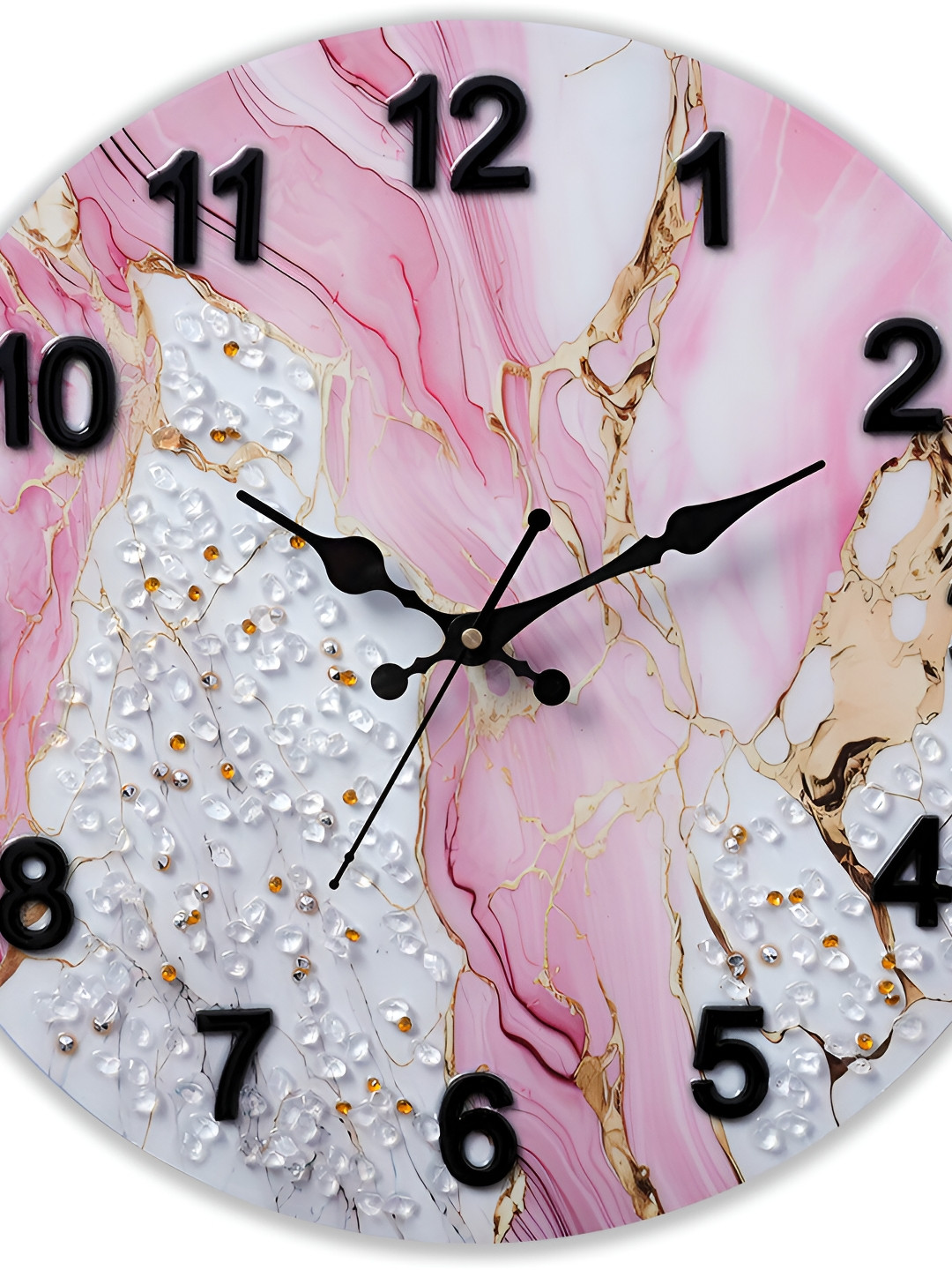 

masstone Pink Contemporary Wall Clock
