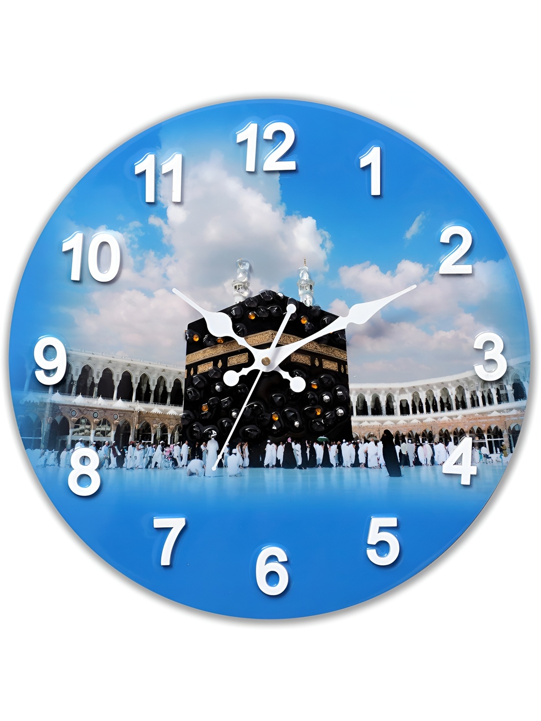 

masstone Multicoloured & Multicoloured Contemporary Wall Clock, Multi