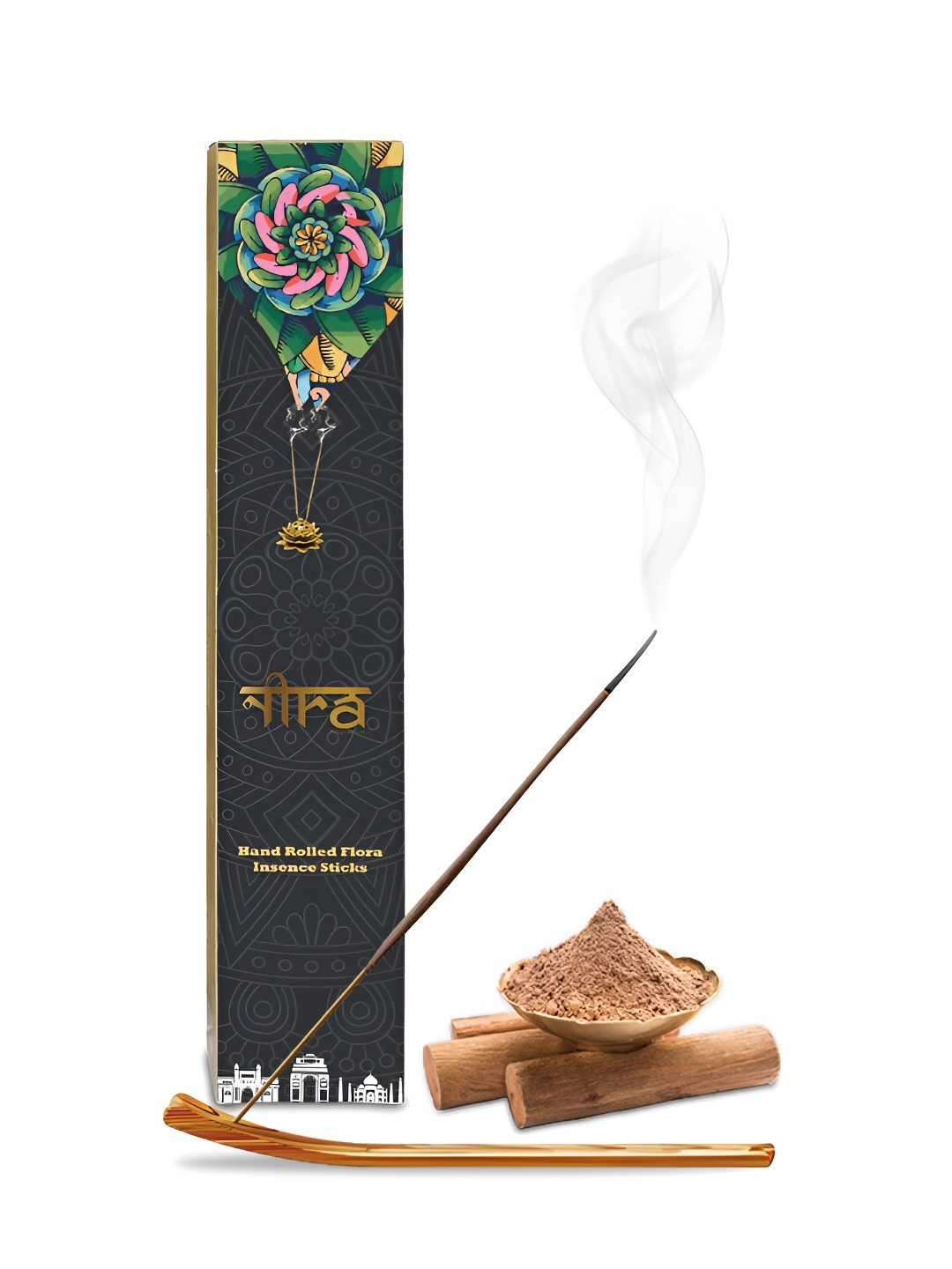 

Nira Fragrances Rust 25 Pieces Sandalwood Incense Sticks