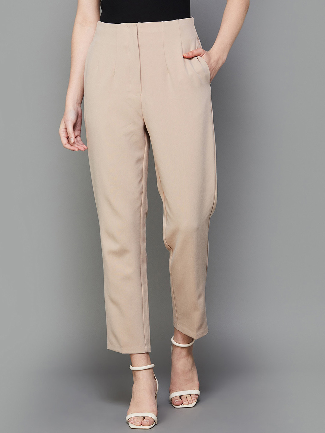

CODE by Lifestyle Women Trousers, Beige