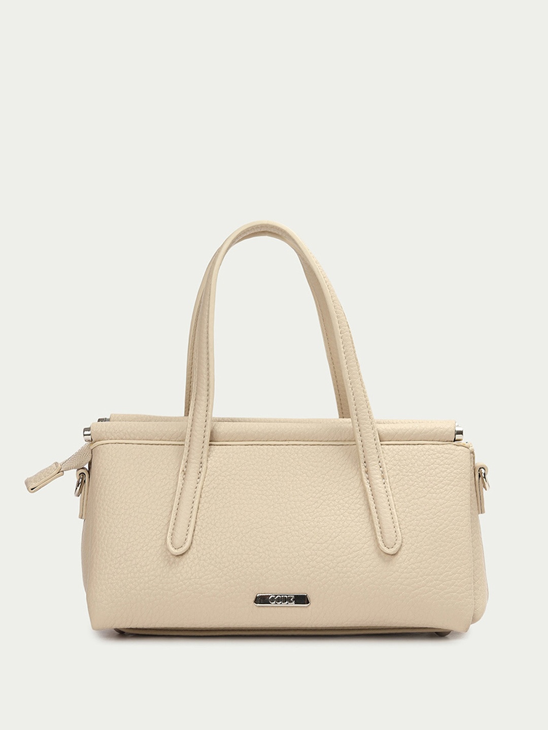 CODE by Lifestyle Oversized Structured Handheld Bag, Beige