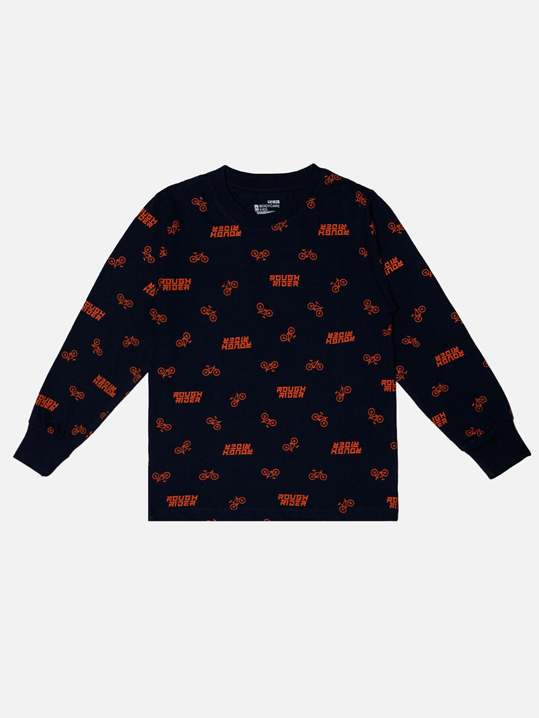 

Bodycare Boys Printed Tropical T-shirt, Navy blue