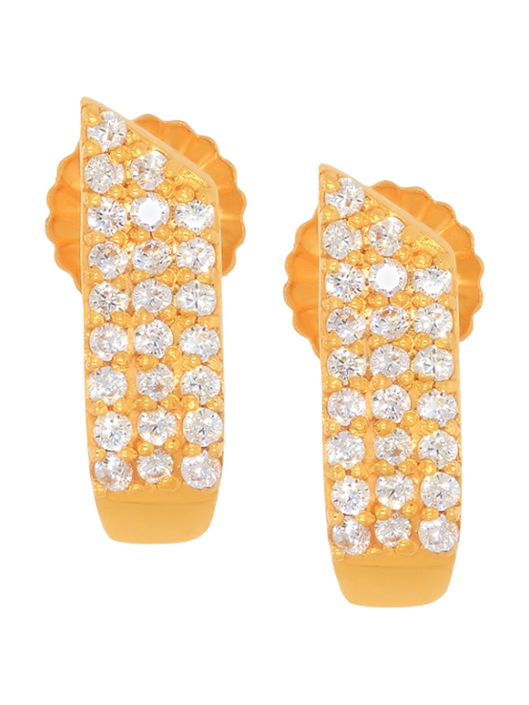 

BHIMA 22K Hallmark 916 Purity Yellow Gold Designer Stone Stud