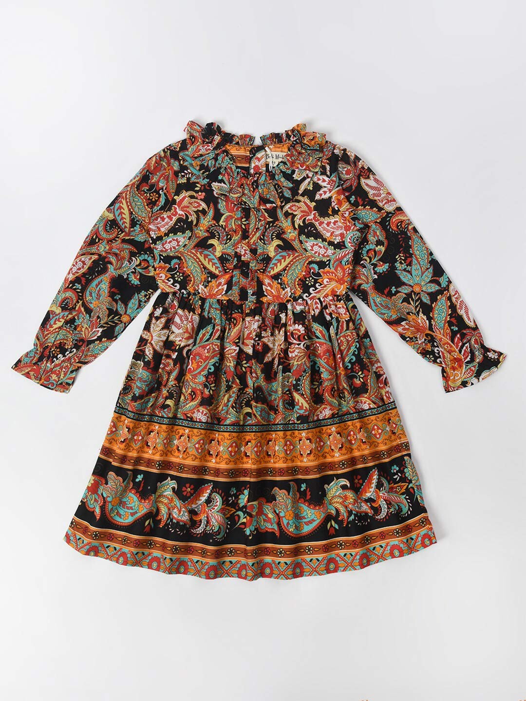 

Bella Moda Ethnic Motifs Print Fit & Flare Dress, Multi