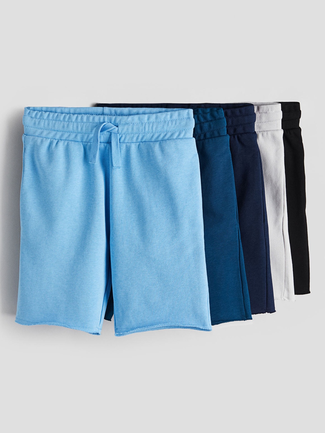 

H&M Boys 5-Pack Sweatshorts, Blue