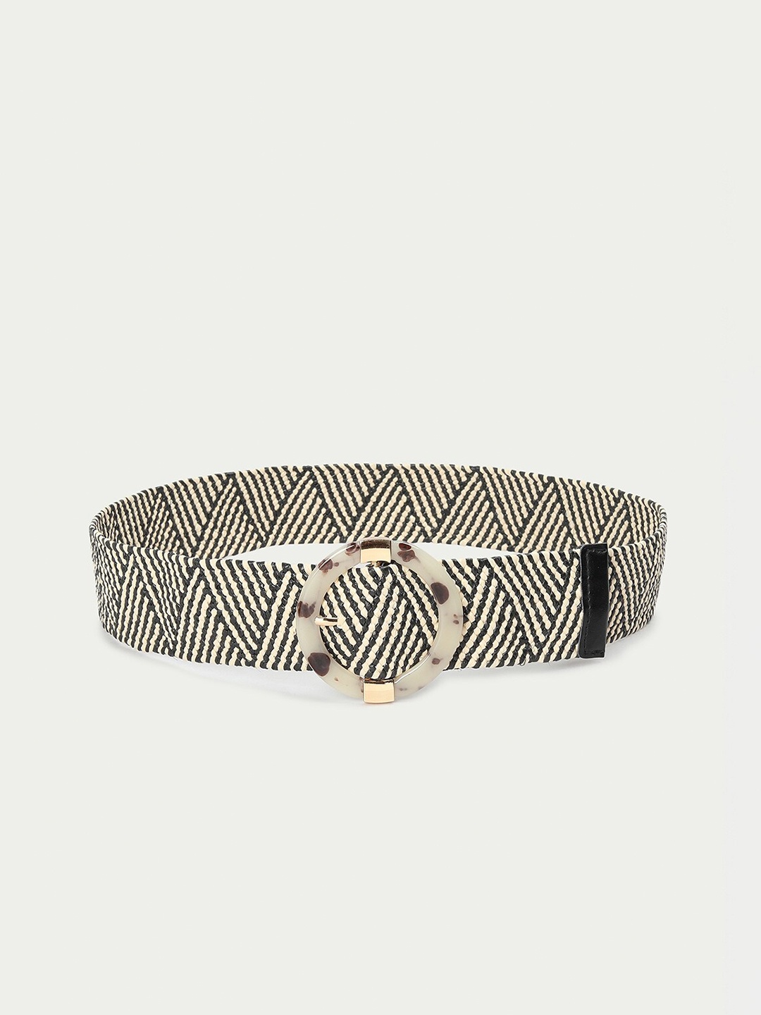 

Ginger by Lifestyle Women Woven Design Belt, Black