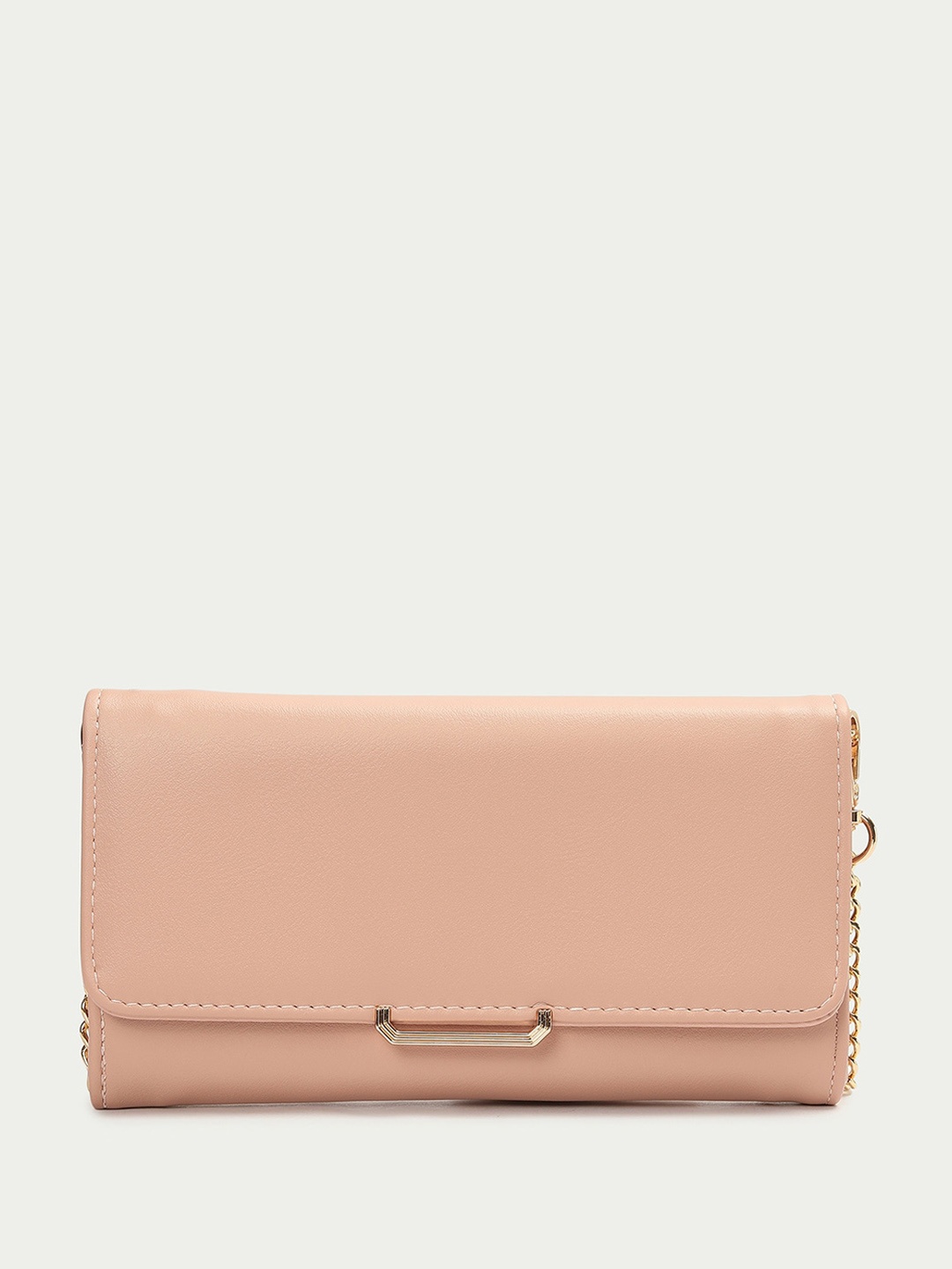 

Ginger by Lifestyle PU Structured Sling Bag with Bow Detail, Pink