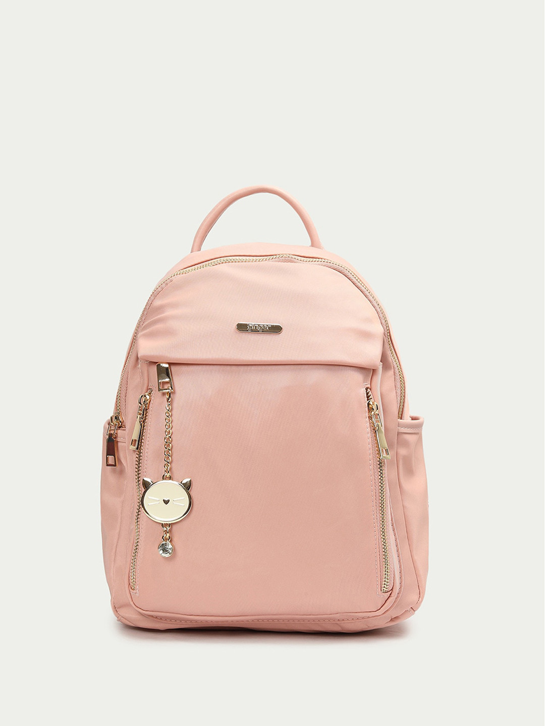 

Ginger by Lifestyle PU Oversized Structured Satchel with Tasselled, Pink
