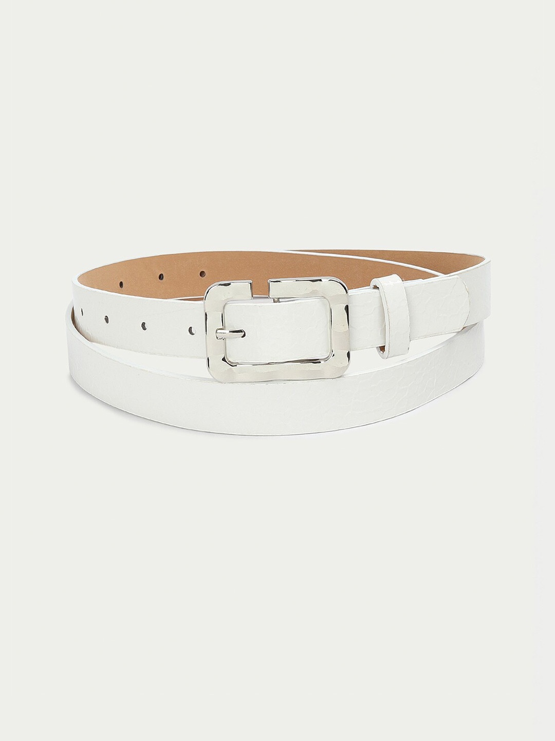 

Ginger by Lifestyle Women Casual Belt, White