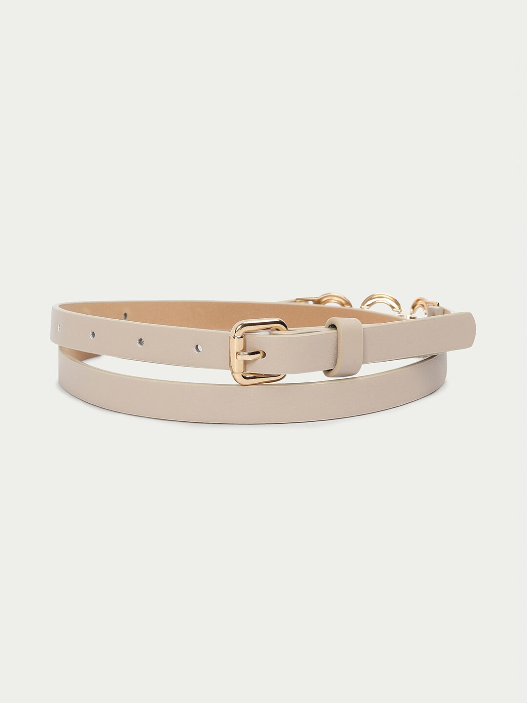 

Ginger by Lifestyle Women Casual Belt, Beige
