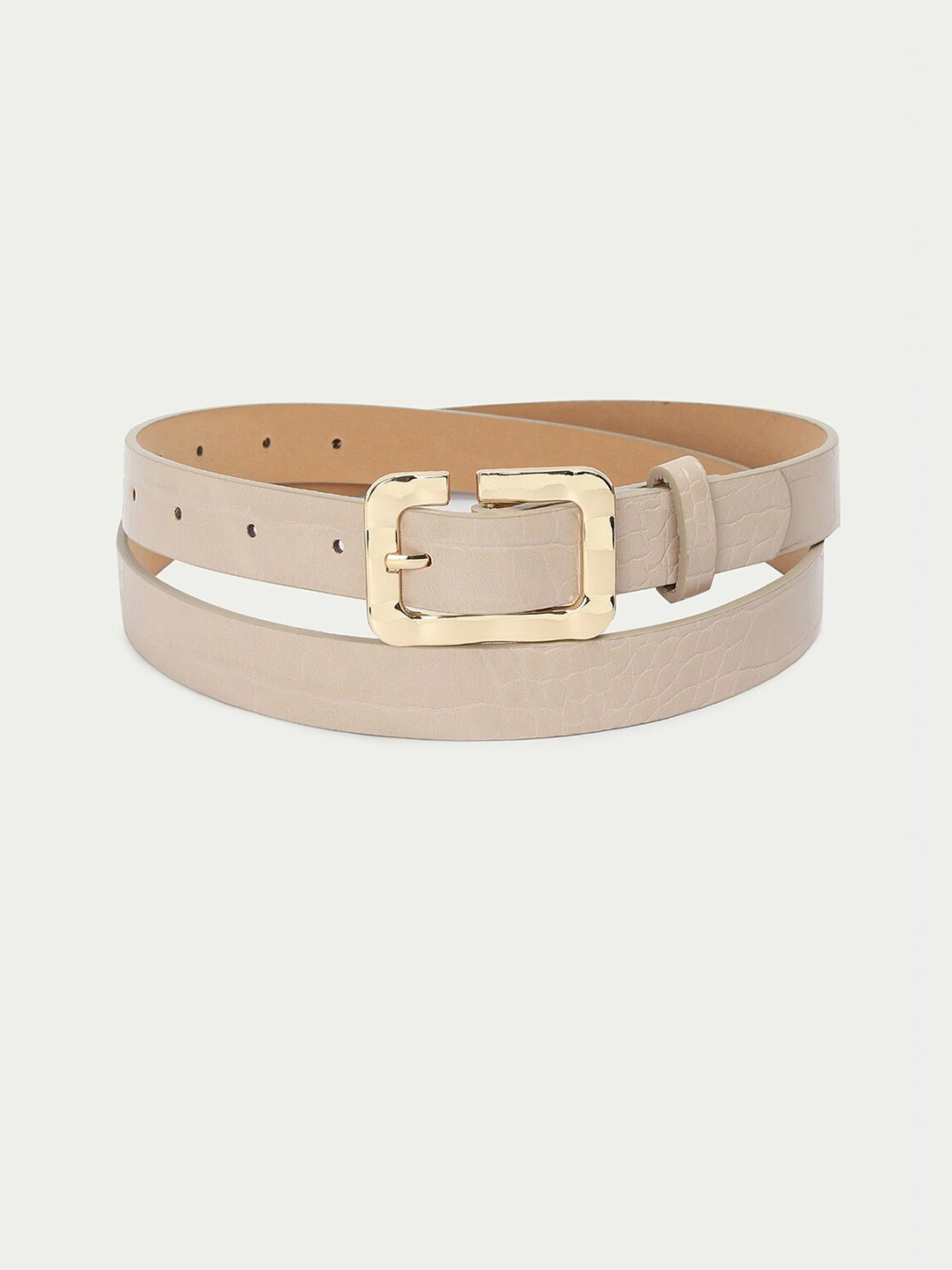 

Ginger by Lifestyle Women Stretchable Belt, Beige