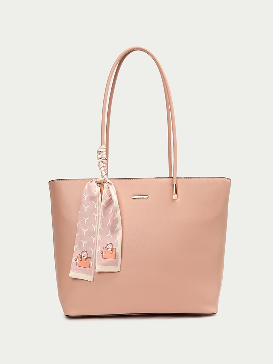 

Ginger by Lifestyle Oversized Structured Shoulder Bag, Pink
