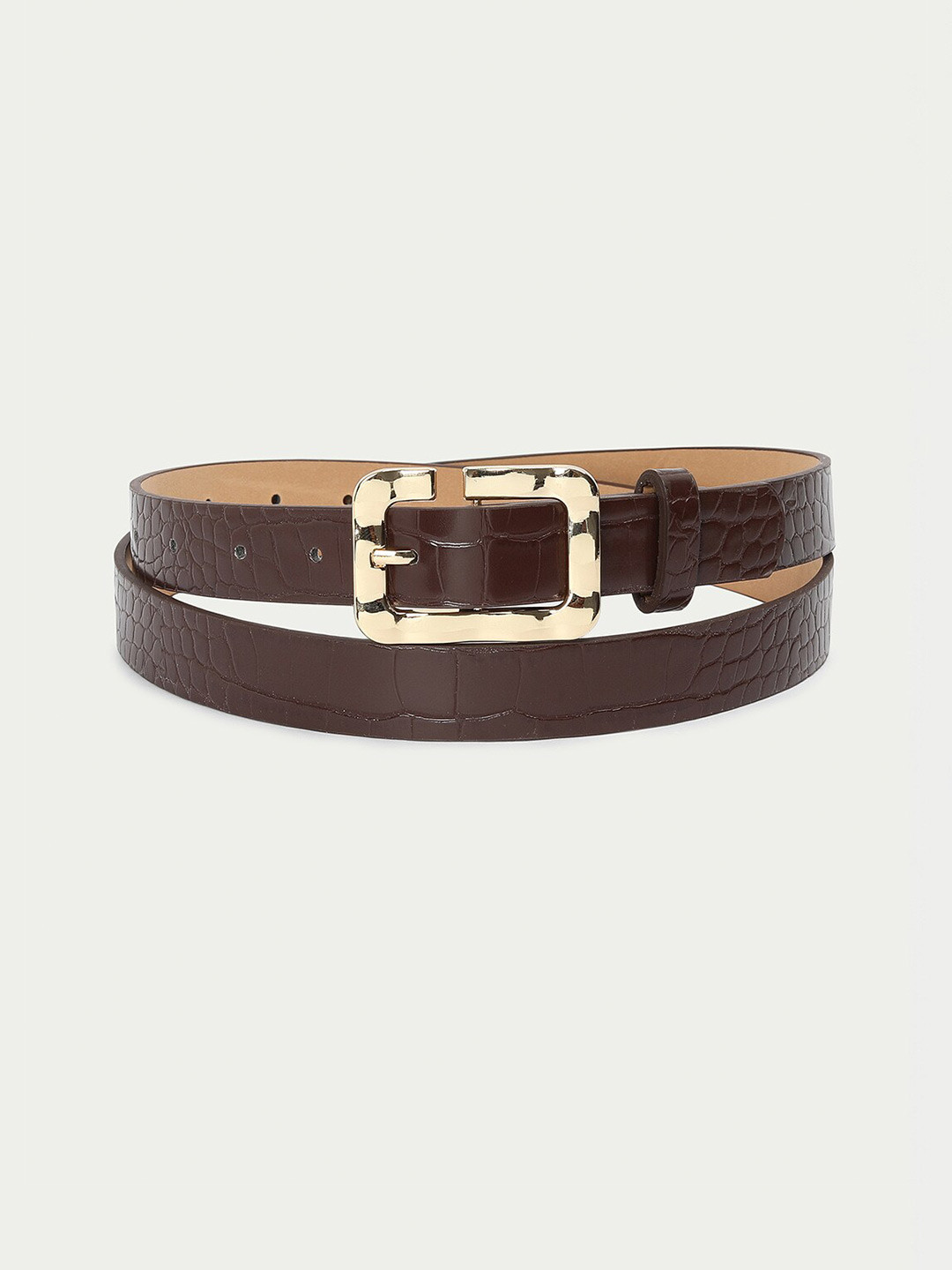 

Ginger by Lifestyle Women Stretchable Belt, Coffee brown