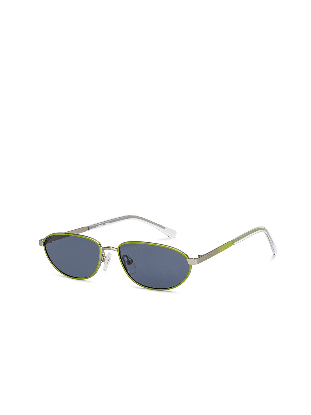 

Vincent Chase by Lenskart Unisex Oval Sunglasses with Polarised and UV Protected Lens 213255, Grey